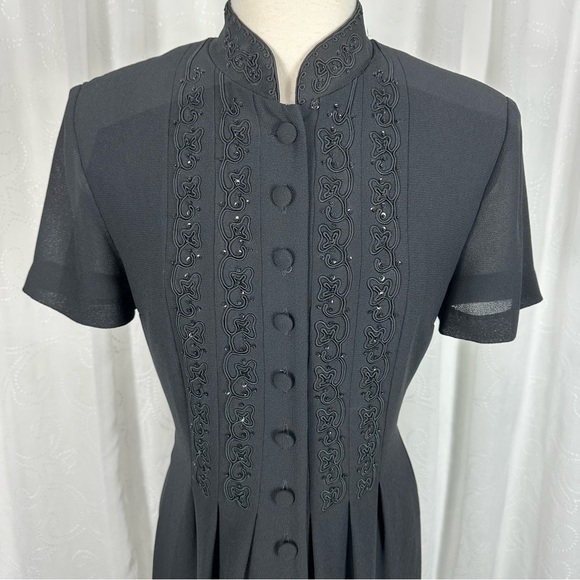 Vintage Jessica Howard black midi dress - Picture 2 of 8